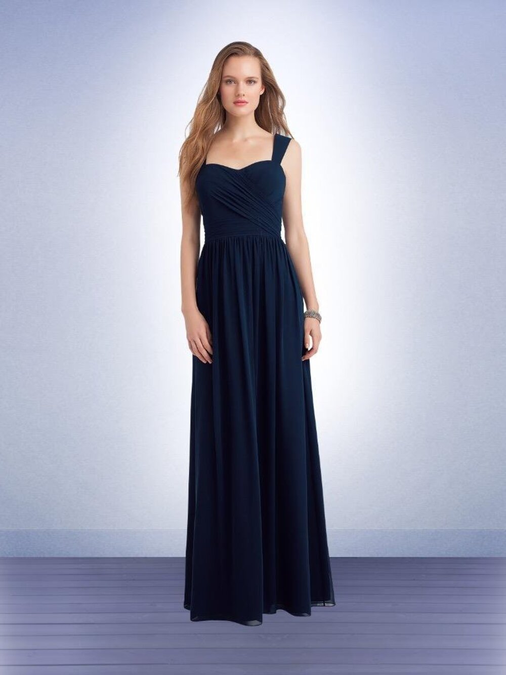 Bill Levkoff 1126 Bridesmaid Dress Plum Purple Cap Sleeve Chiffon Long 8